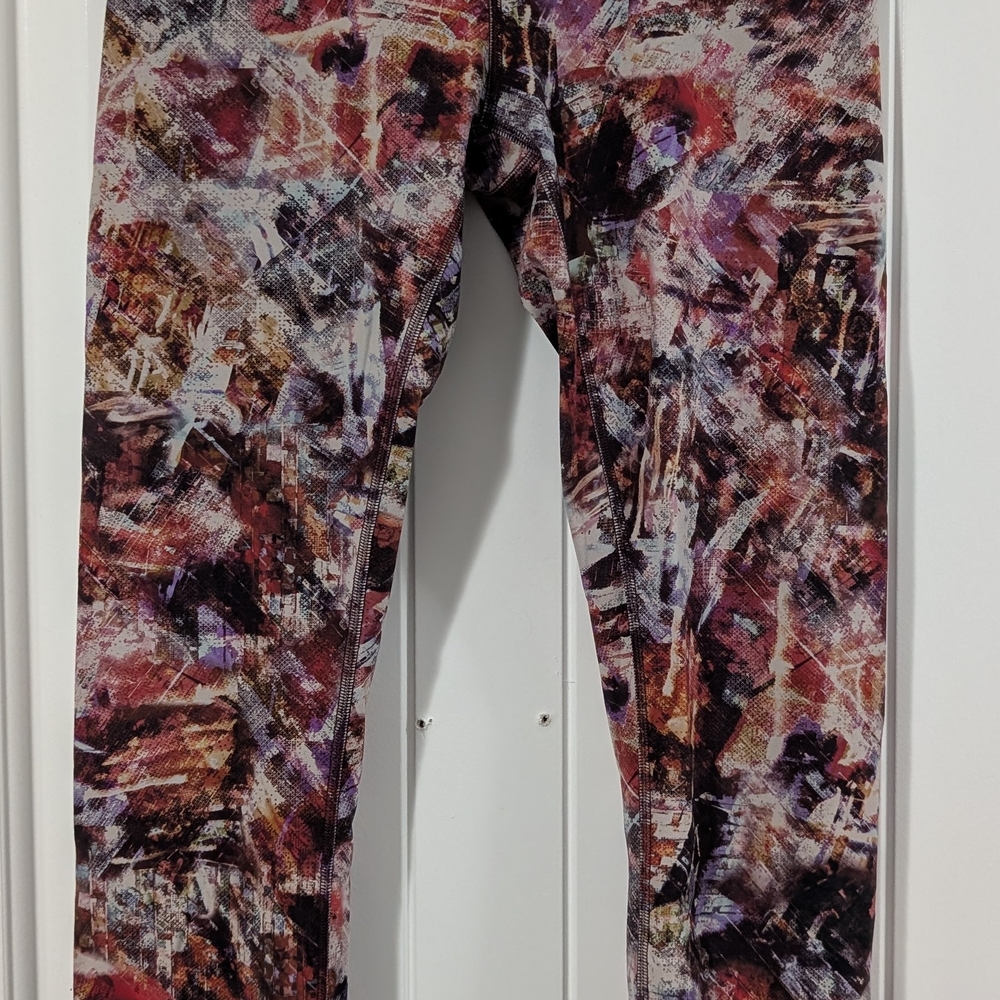 Lululemon Athletica Multicolor Abstract Leggings
